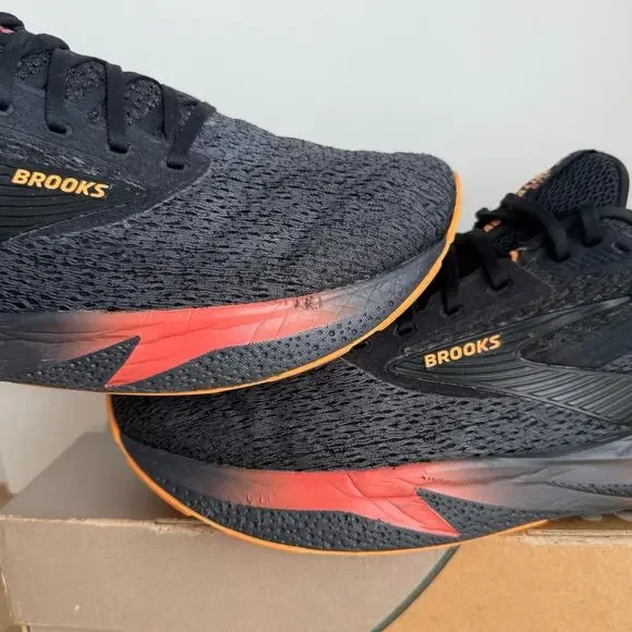 Brooks Adrenaline GTS 24 Black/Ebony/Burnt Sienna Men Running Sneakers- SZ 13 - Picture 7 of 13